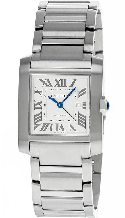 CARTIER Tank Francaise Large AUTO SS Silver Dial Women’s Watch WSTA0067_64ee276ca2125.jpeg