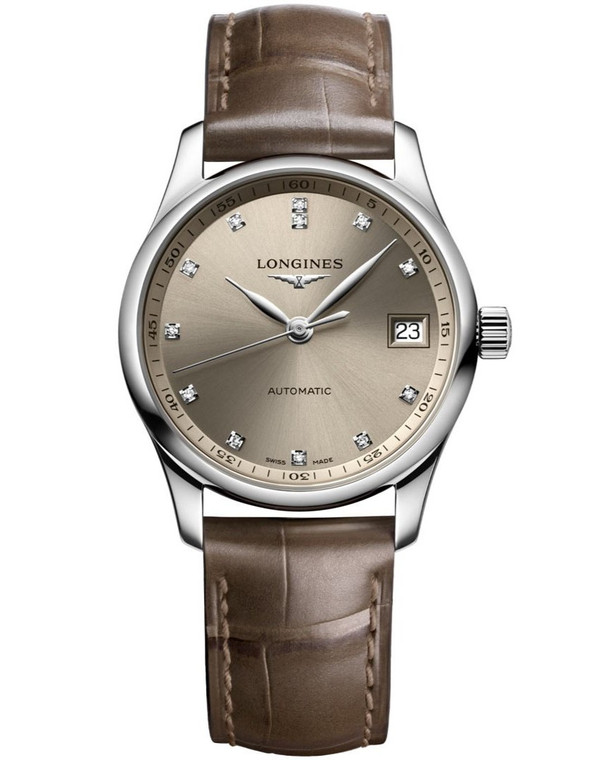 LONGINES Master Collection Automatic 34MM Beige Dial Leather Women’s Watch L2.357.4.07.2_69badd49e2185.jpeg